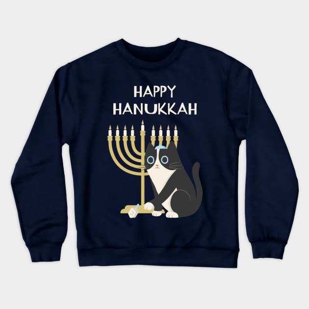 Happy Hanukkah Crewneck Sweatshirt by Distefano